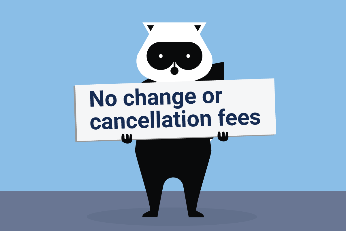 No change fees